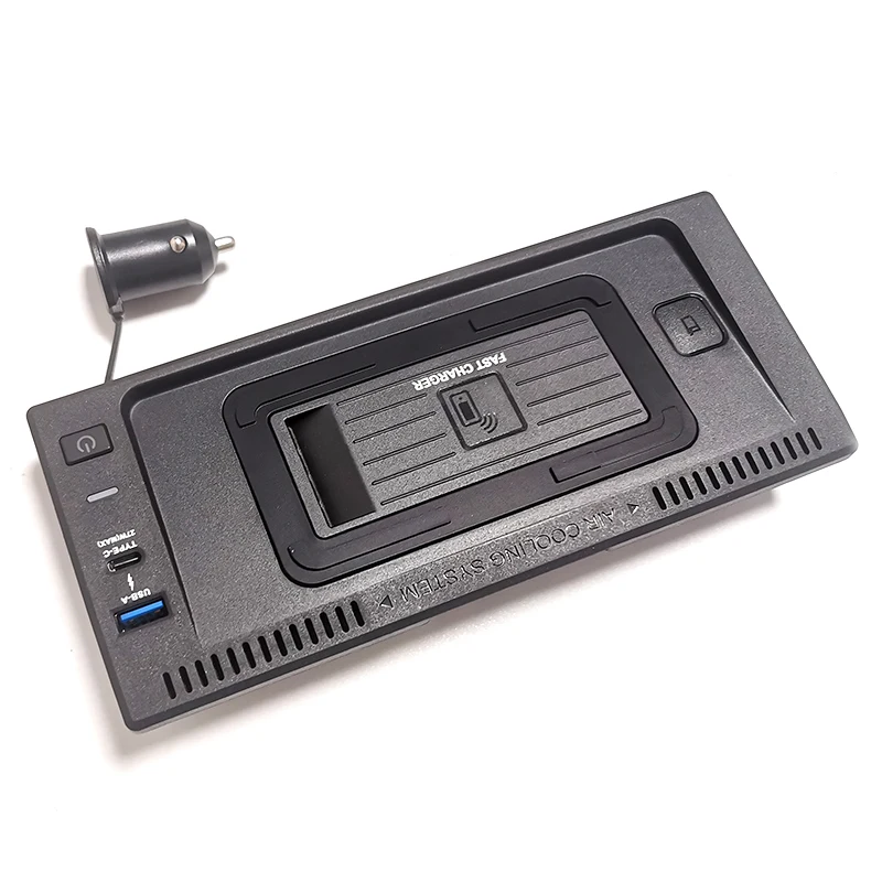 

Автомобильное зарядное устройство для телефона на центральной консоли, беспроводное зарядное устройство 15 Вт, держатель для быстрой зарядки для Mercedes Benz W166 C292 X166 GLE GLS GL ML