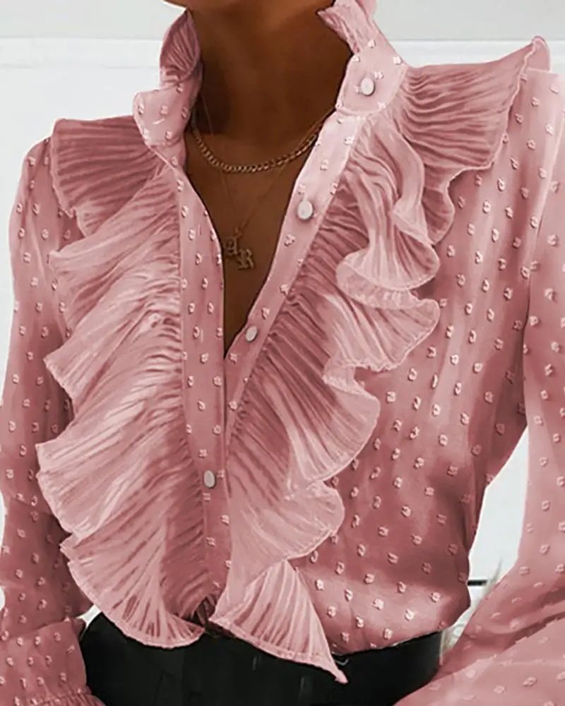 

Элегантная женская блузка, рубашки из джинсовой ткани, женские топы для офиса, повседневные рубашки 2023 с длинным рукавом, воротником с лацканами, Женская туника