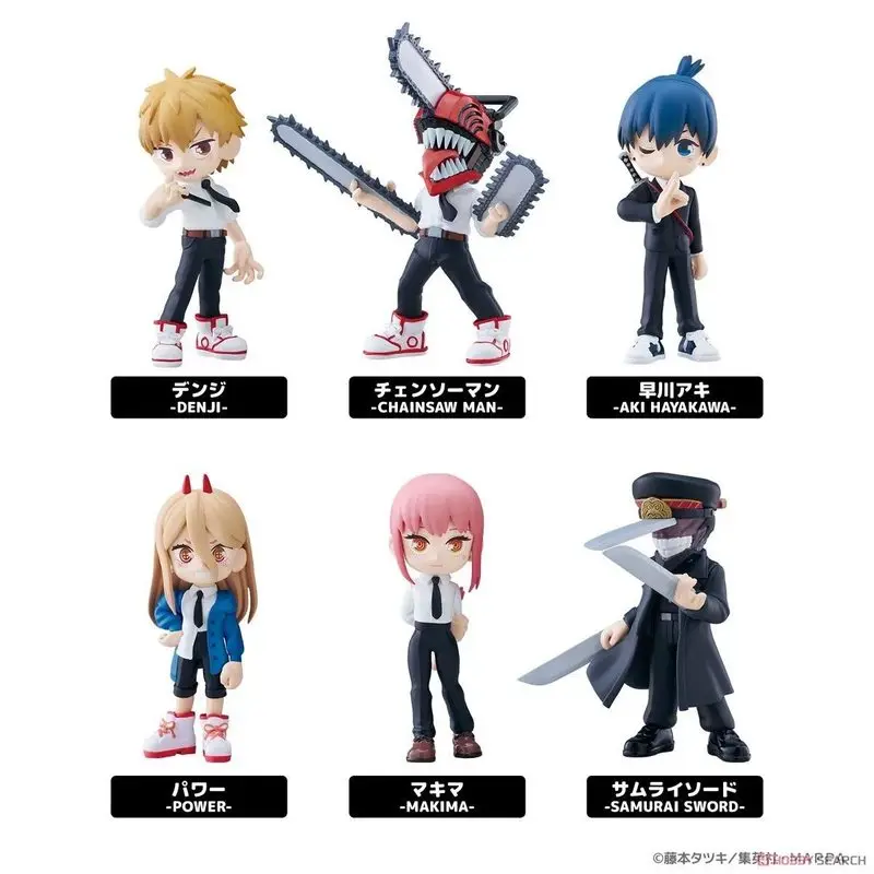 Фото Фигурка Bushiroad Palverse Chainsaw Man: Аки Хаякава (чиби), мини-фигурка аниме, оригинальная, модная, коллекционная, для демонстрации, подарок №1