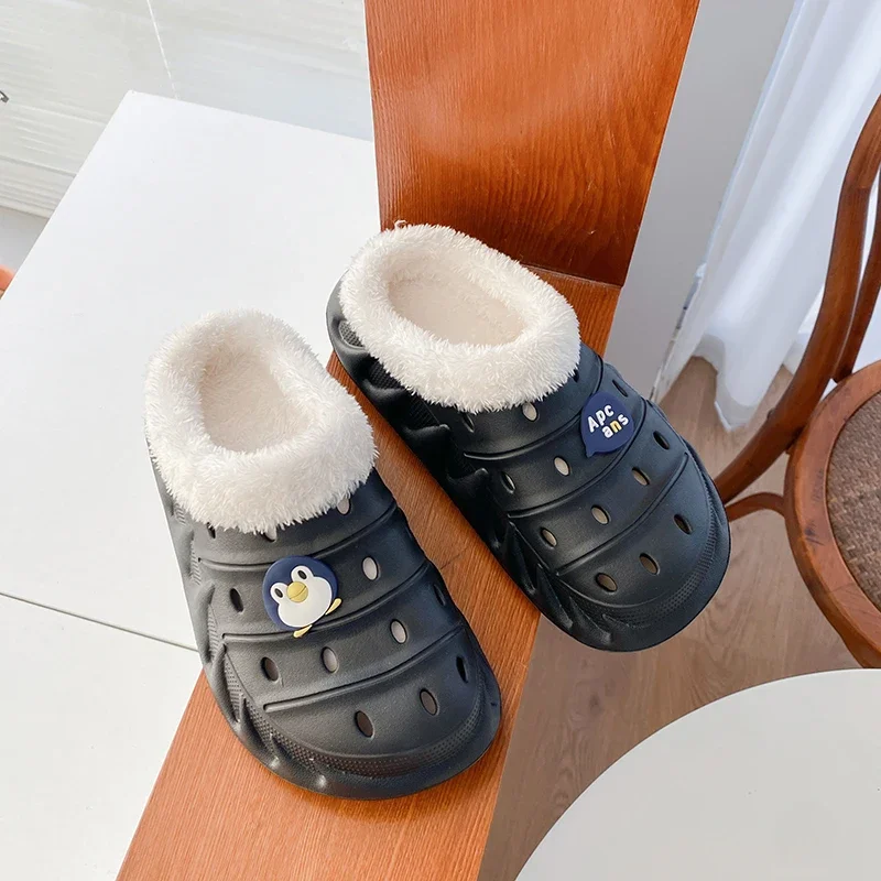 Тапки мужские домашние хлопок Нескользящие на платформе универсальные