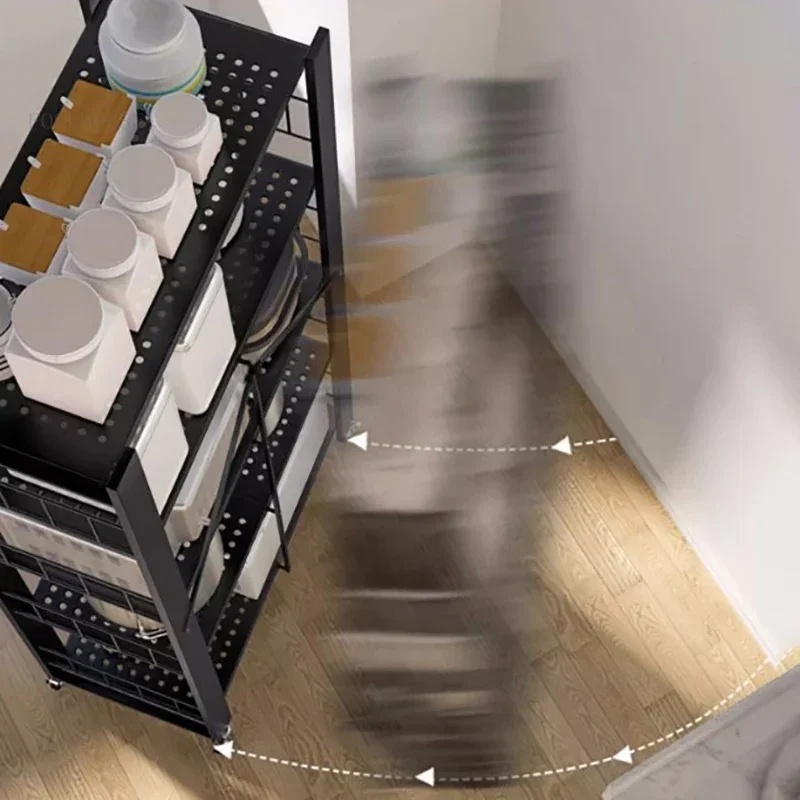 Кухонные шкафы без установки бытовая складная полка для хранения напольная