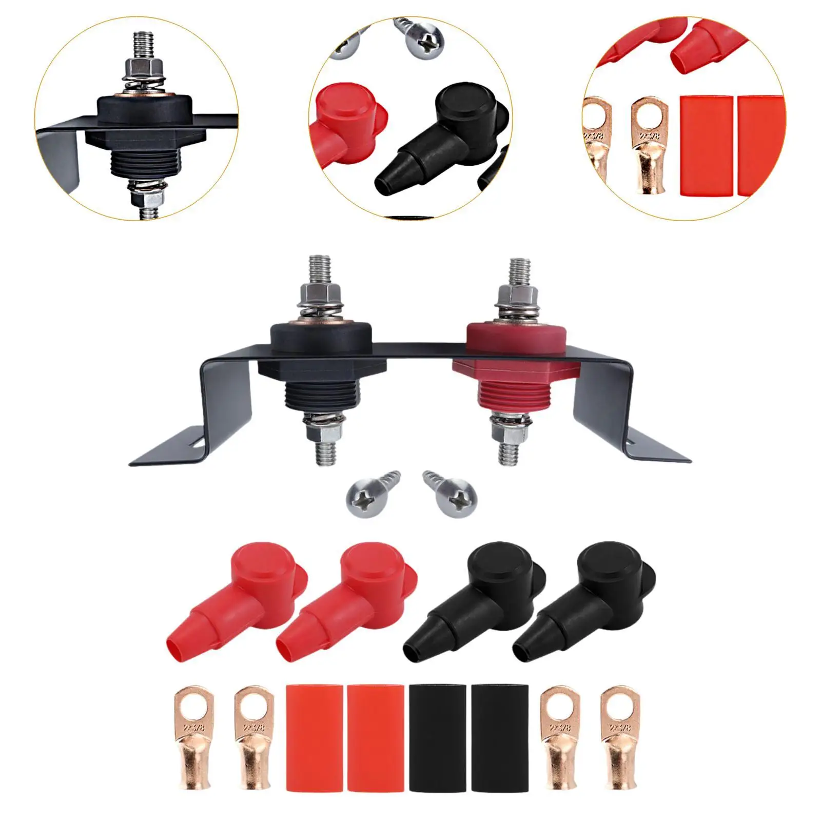 Универсальный комплект переходных клемм аккумулятора для перемещения прицепов