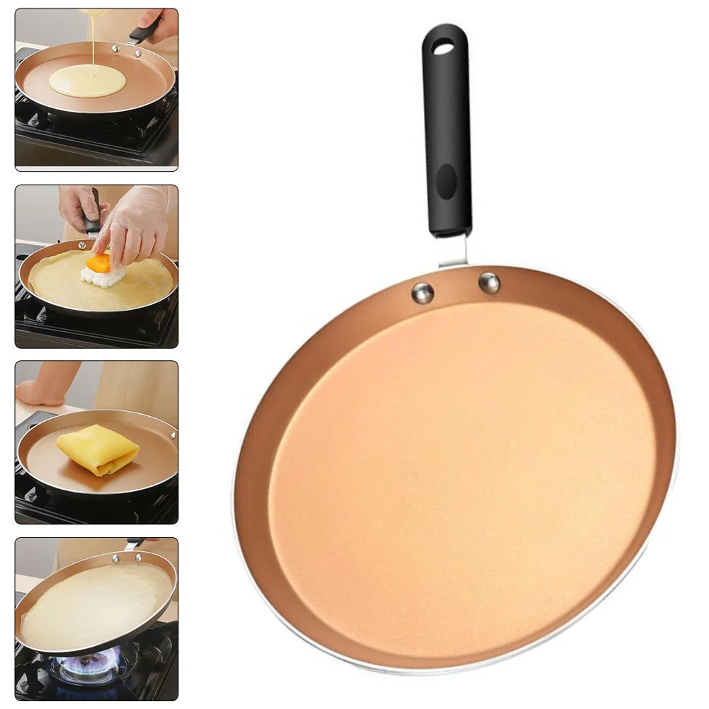 

Maifan Stone Pan Halberd Pot Non-stick Frying Saucepan Aluminum Alloy Simple Portable Steak Universal For