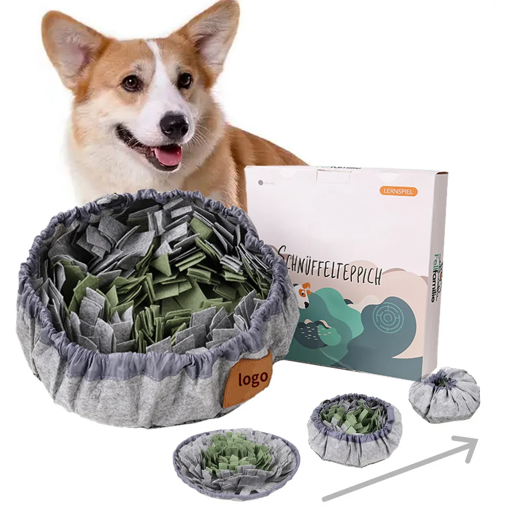 

Dogs Snuffle Mat Pet Leak Food Anti Choking Mat Cat Dog Training Blanket Nose Work Toy Pet Slowing Feeding Intelligence Mat