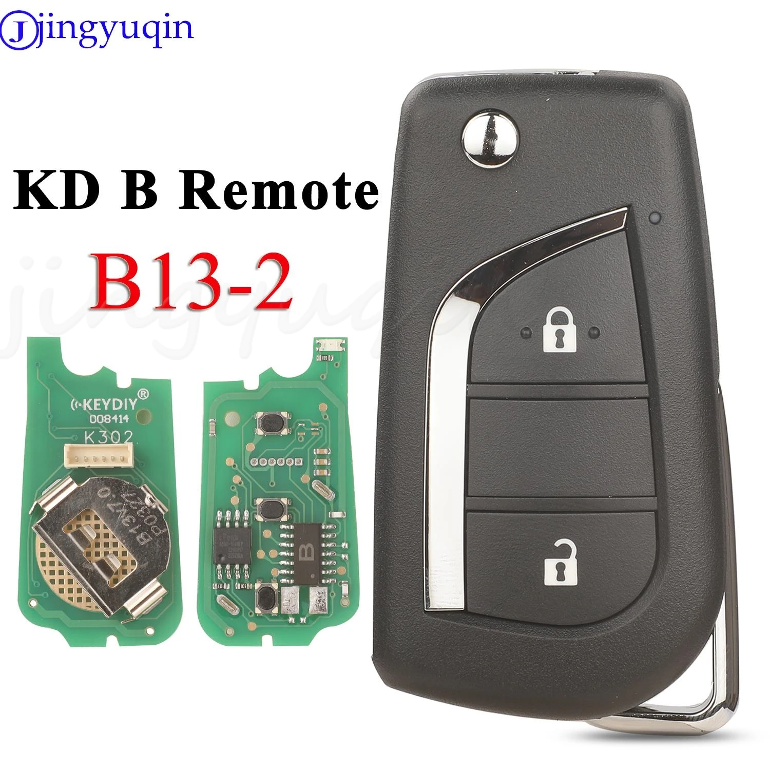 Jingyuqin B13-2 KD Универсальный дистанционный ключ управления серии B для Toyota Style