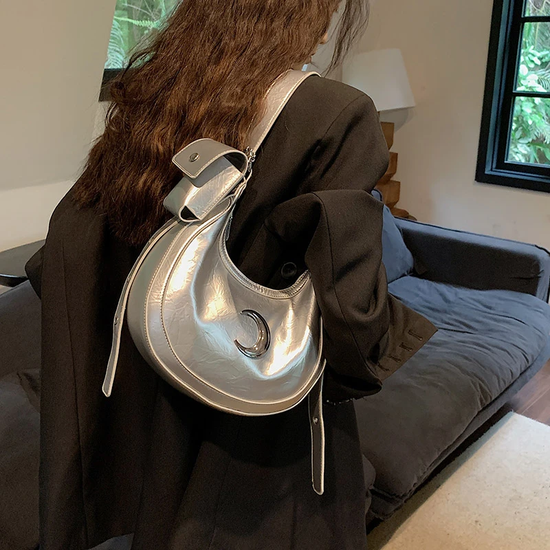 Fashion Women Bags Armpit Shoulder Bag Small Shoulder Purse Underarm Bags Brand Clutch Women Hobos Summer Simple Handbags Bolso