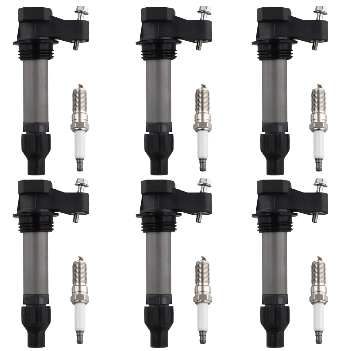 6 катушек зажигания + иридиевых свечей для Buick Chevrolet Saturn GMC 3.6L UF569