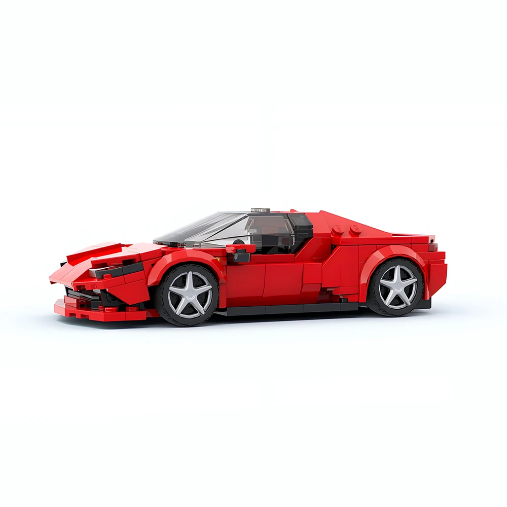 319 шт. Детский конструктор MOC Speed Champion спортивный автомобиль