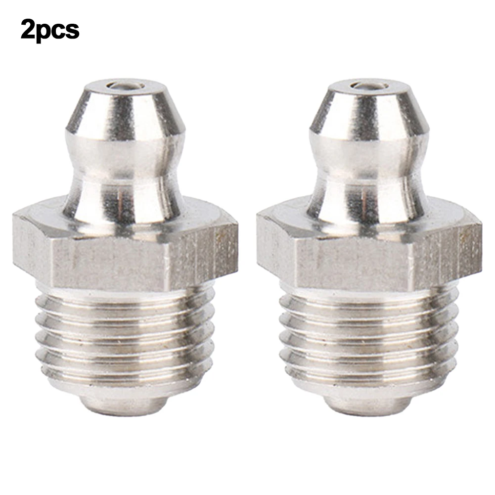 

2pcs M10*1 Grease Nipple Straight Grease Nipple For Motorcycle Car Universal Joint Grease Gun Nozzles Tool Accessories