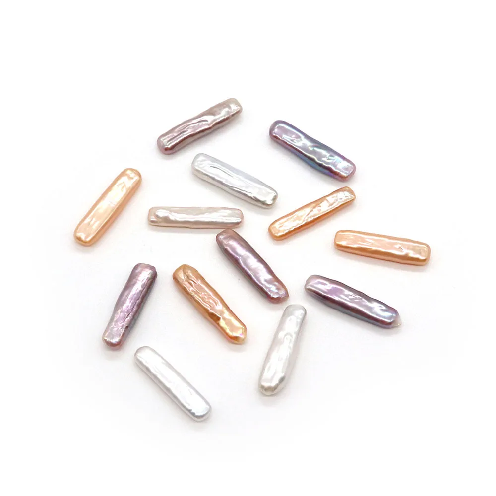 Длинные бусины из натурального пресноводного жемчуга 5-24 мм