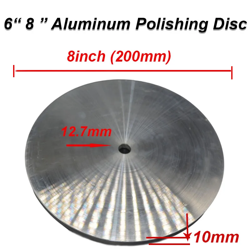 

6 дюймов, 8 дюймов, алюминиевый шлифовальный диск, плоский абразивный диск для шлифовальной машины для драгоценных камней, наждачная бумага, ...