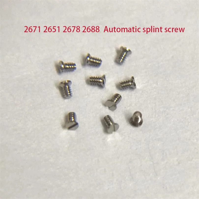 

Аксессуары для часов подходят для движений 2671 2651 2678 2688 Автоматическая Зажимная пластина винтовой зажим пластина винт 10 шт.