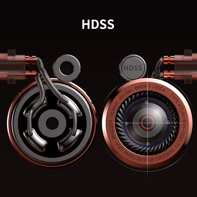 Bluetooth наушники Whizzer Kylin HE01B динамическая Проводная гарнитура HIFI