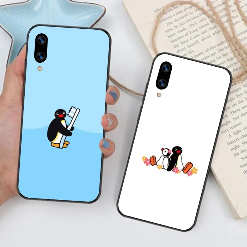 

Силиконовый чехол Pingu для телефона Huawei Mate 40 30 20 10 Pro Lite Nova 9 8 5T Y7p Y7