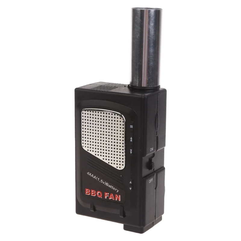 

Portable BBQ Fan Air Blower Handheld 4x1.5V AA Battery Barbecue Fan Air Blower Outdoor Camping Grill Cooking Tool R9UF