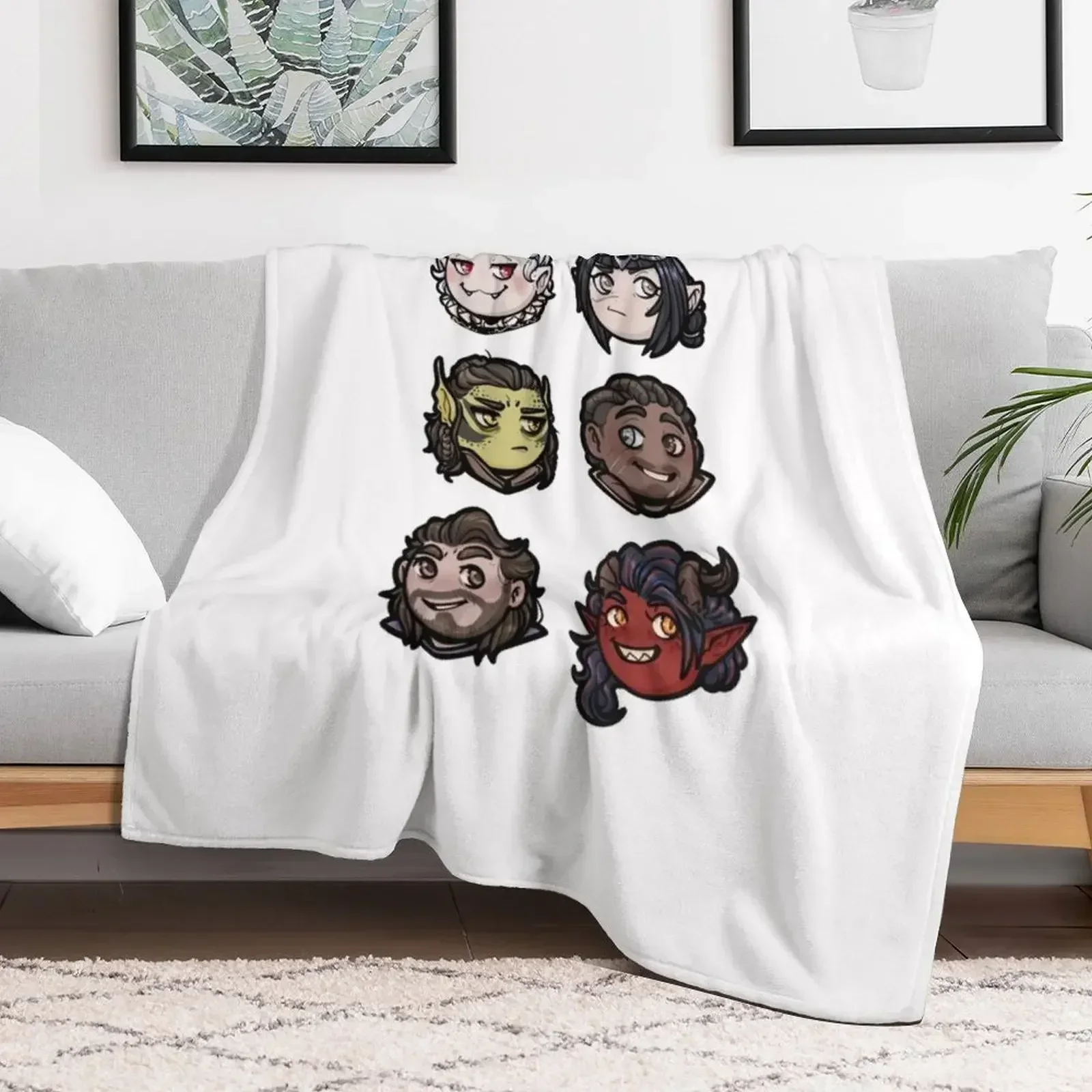 Balders Gate 3 - Origin Персонажи Пледы Теплые летние постельные принадлежности