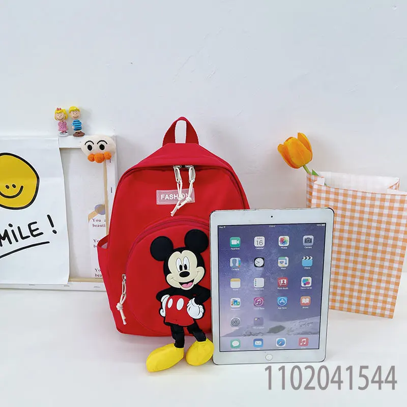 Disney Mickey Mouse Toddler Backpack for Kid Girl Kindergarten Cute  Children's Schoolbag Large Capacity Durable Bookbag