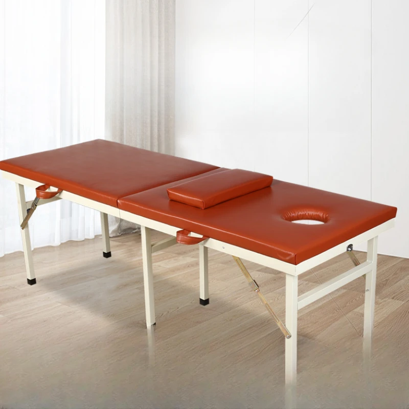 Медицинские портативные массажные столы домашние складные физиотерапевтические массажные столы для косметологии Lettino Estetista мебель для салона QF50MT
