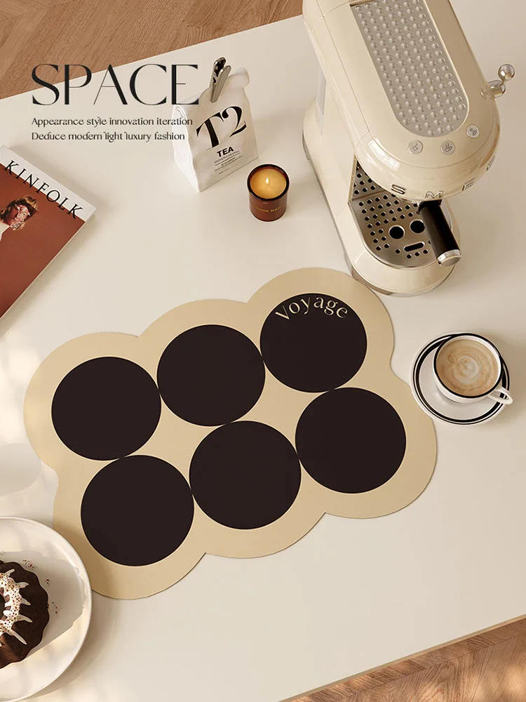 

Kitchen Table Mats Absorbent Mat Coffee Machine Kitchen Sink Decorative Table Mat for Kitchen Utensils Tableware Drying 흡수성 매트