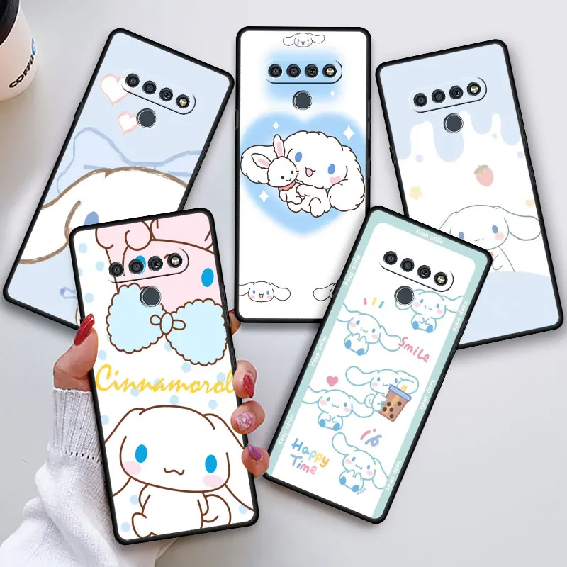 Sanrio Kuromi Cinnamonroll чехол для LG G7 K61 G6 K42 K52 G8 ThinQ K41s K50s K40s K50 K51s K40 Q61 K92 5G Armor TPU мягкий чехол