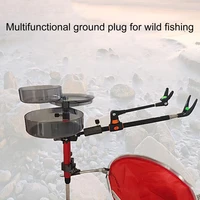 fishing pole stand practical lightweight detachable for outdoor fishing rod bracket fishing pole holder