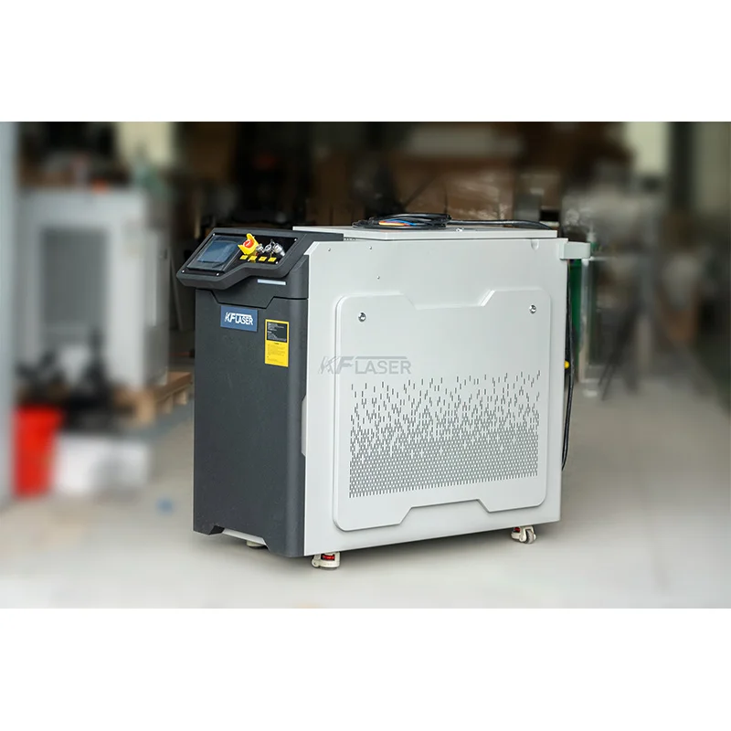 Лучшая цена 100 Вт/200 Вт импульсная лазерная чистящая машина для удаления краски