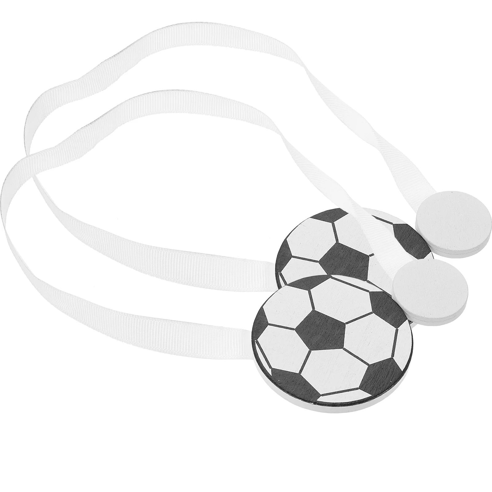 

Curtain Tie Drapery Backs Magnetic Rope Football Holdbacks Holder Tiebacks Ties Buckle Soccer Window Tieback Clips Holdback