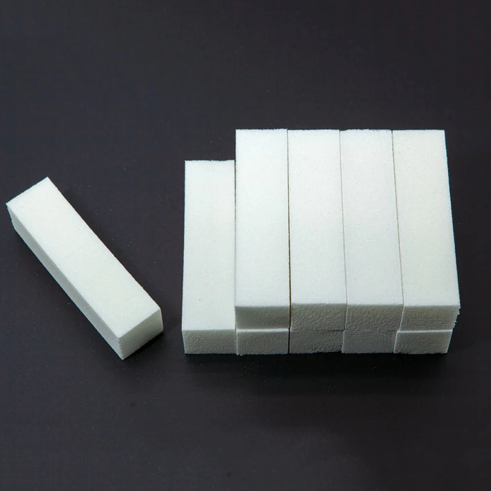 Полировочные пилки для ногтей, бруски для педикюра, маникюра, ухода за ногтями, белая пилка для нейл-арта, Типсы для маникюра и педикюра