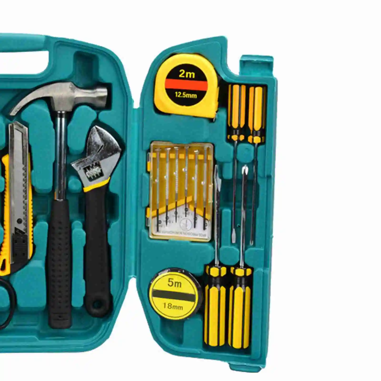 27шт Желто-черный набор инструментов с храповиком из прочного зеркального