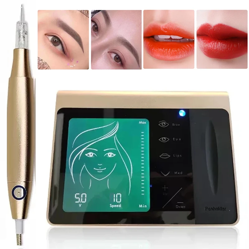 

Charme Princesse Touch Screen PMU Tattoo Machine Set Microshading Pmu Digital Permanent Makeup Eyebrow Lip Liner Tattoo Machine