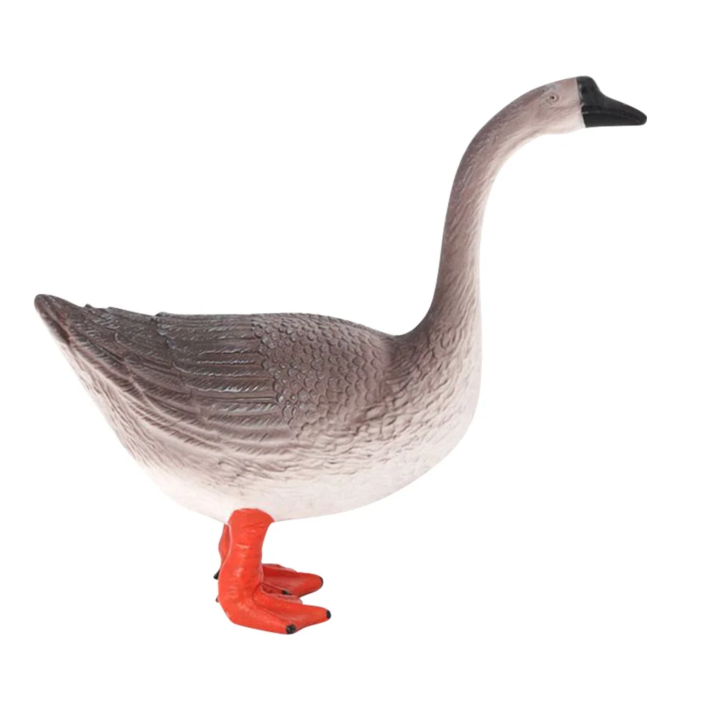 

Swan Ornaments Desktop Decoration Plastic Outdoor Kids Toys Indoor Craft Animal Statues Adorable Goose Figurine Duck