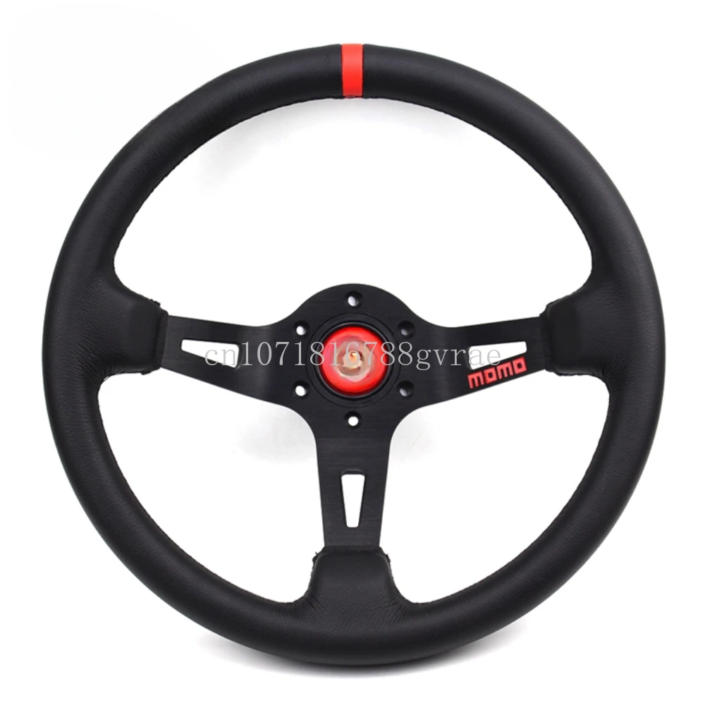 13-дюймовый новый полноскоростной спортивный кожаный гоночный дрифтовый руль
