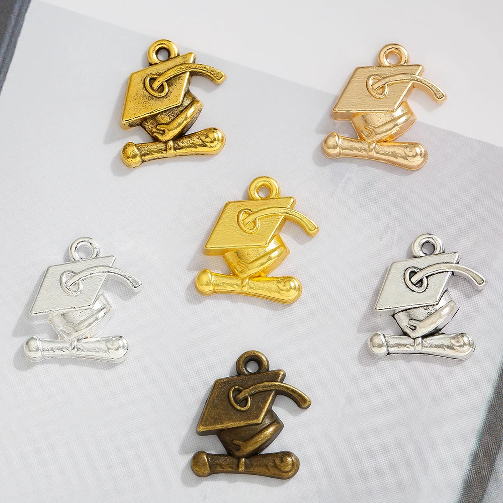 6 шт. винтажная Кепка из металлического сплава разные цвета