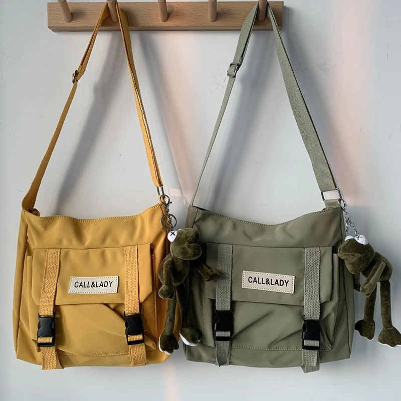 

Large women's canvas bag, Korean nylon bag, 2021