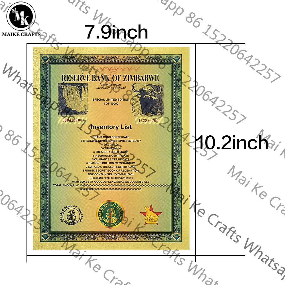 Пластиковая катушка для банкнот из золотой фольги с УФ-серийным номером