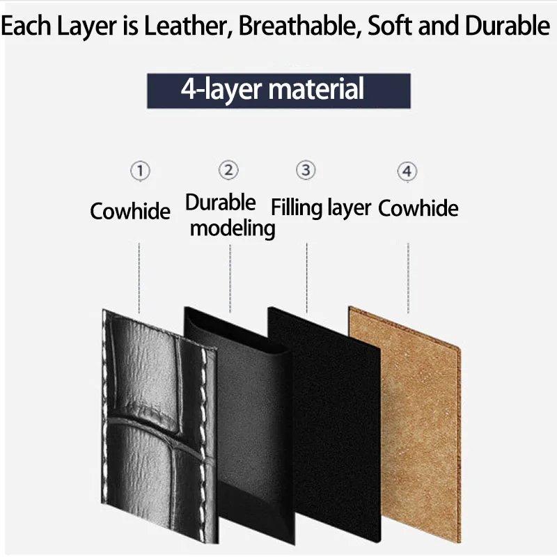 Handmade Genuine Leather watch band 19mm 20mm 21mm 22mm for Tissot Lilock Curved Strap Belt 1853 Substitute for T41 High Quality