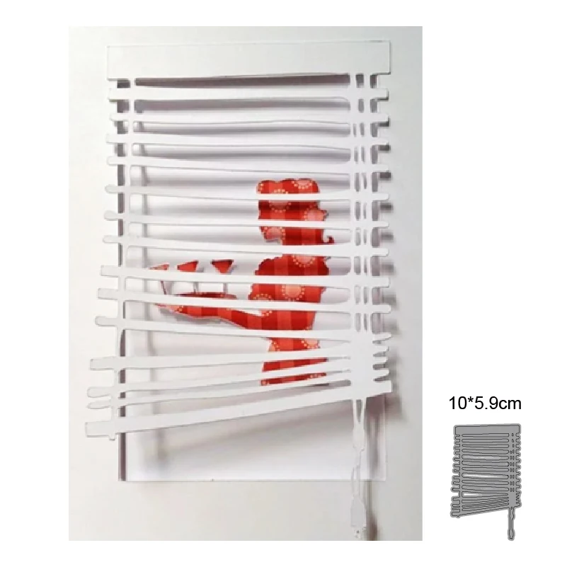 

Window Curtain Frame Metal Cutting Dies Stencil For DIY Scrapbooking Decoration Paper Card Embossing Die Cut Craft Dies 2020 New