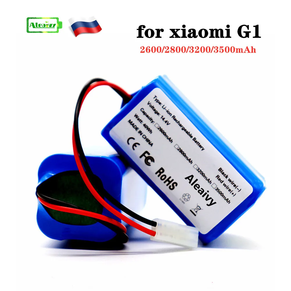 

14.4v/14.8v 2600mAh 18650 Li-ion Battery for Xiaomi G1 Vacuum-Mop Essential MJSTG1 Robot Vacuum Cleaner Batteries