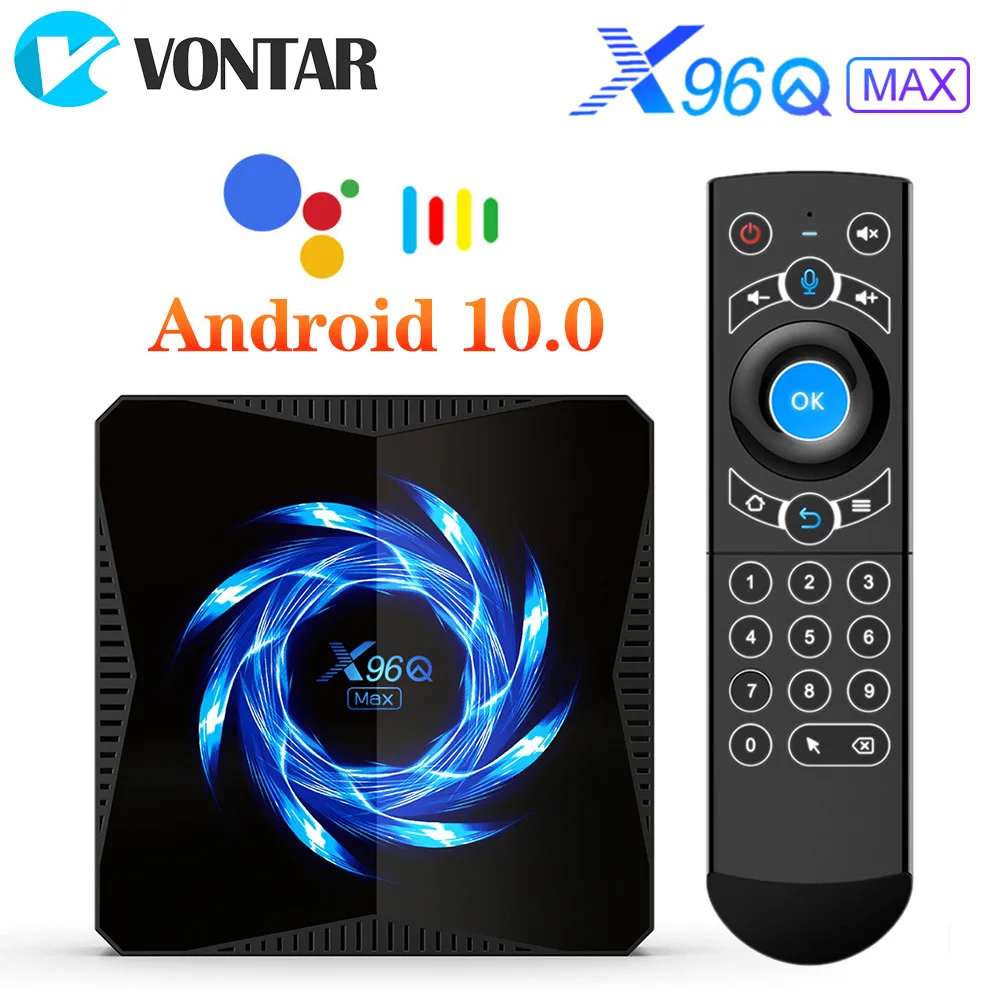X96Q MAX Smart tv box android 4g 64gb 2.4G&amp5G wifi 6K Google Voice Assistant 4K 60fps BT5.0 Play Android TV Set top | Электроника