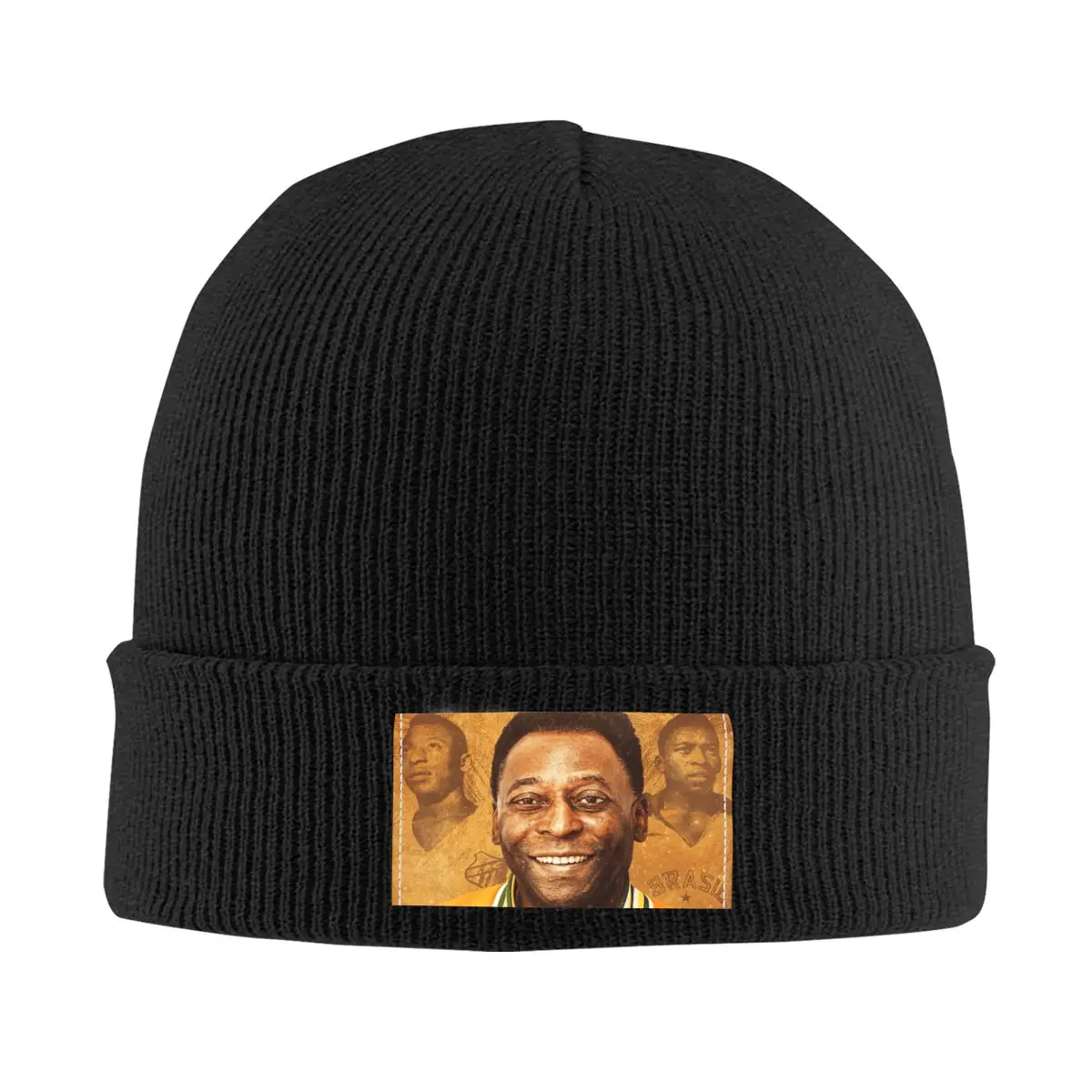 

Футбольная шапка Pele, шапки, вязаная шапка в стиле хип-хоп для мужчин и женщин, теплые зимние шапочки King Of Football, облегающие шапки, шапки