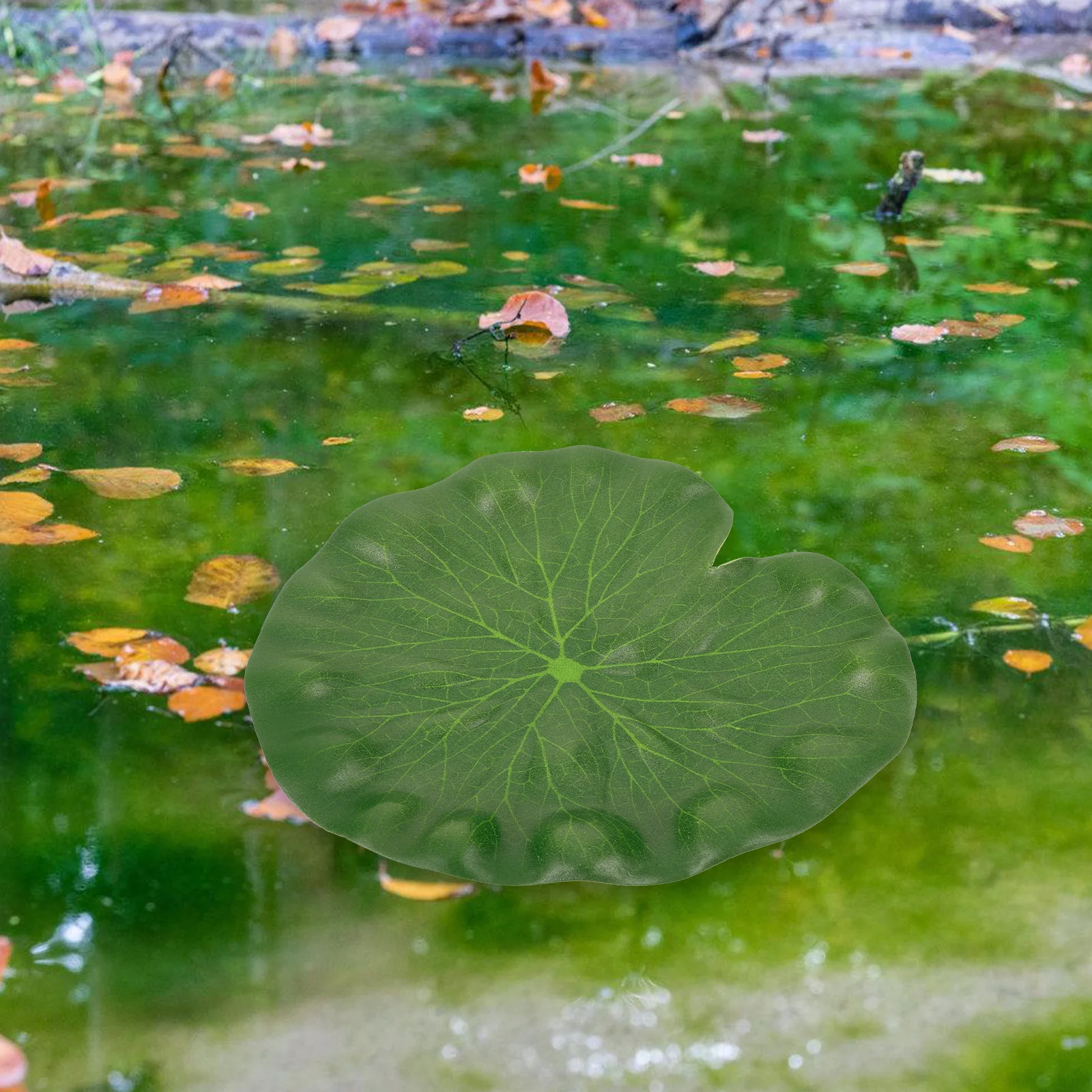 10 шт. аквариум лотос лист плавающий рыбный пруд пейзаж водный декоративный бак