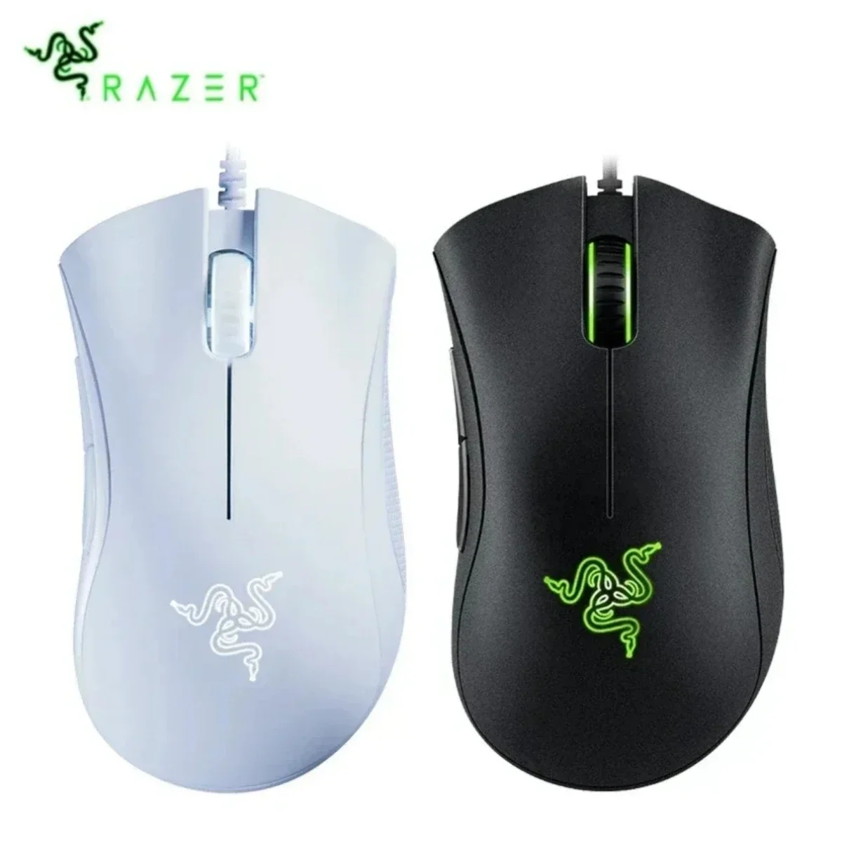 Оригинальная проводная игровая мышь Razer DeathAdder Essential оптический датчик 6400 точек на