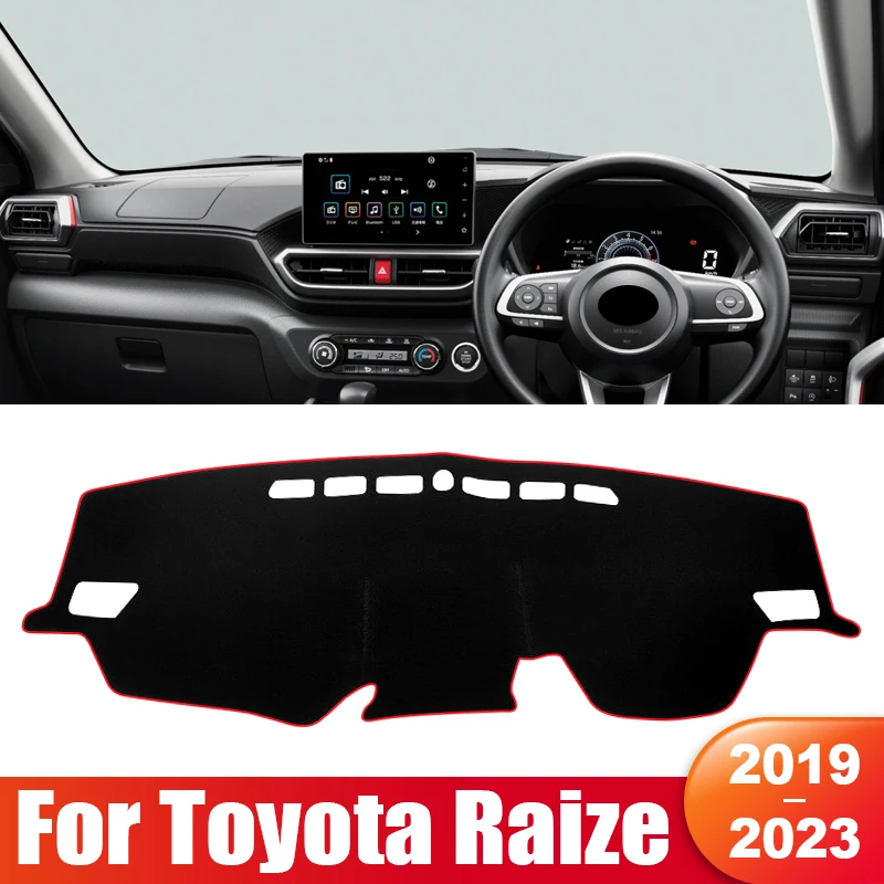 

For Toyota Raize Daihatsu Rocky A200 2019 2020 2021 2022 2023 Car Dashboard Sun Shade Cover Instrument Desk Mat Pad Accessories