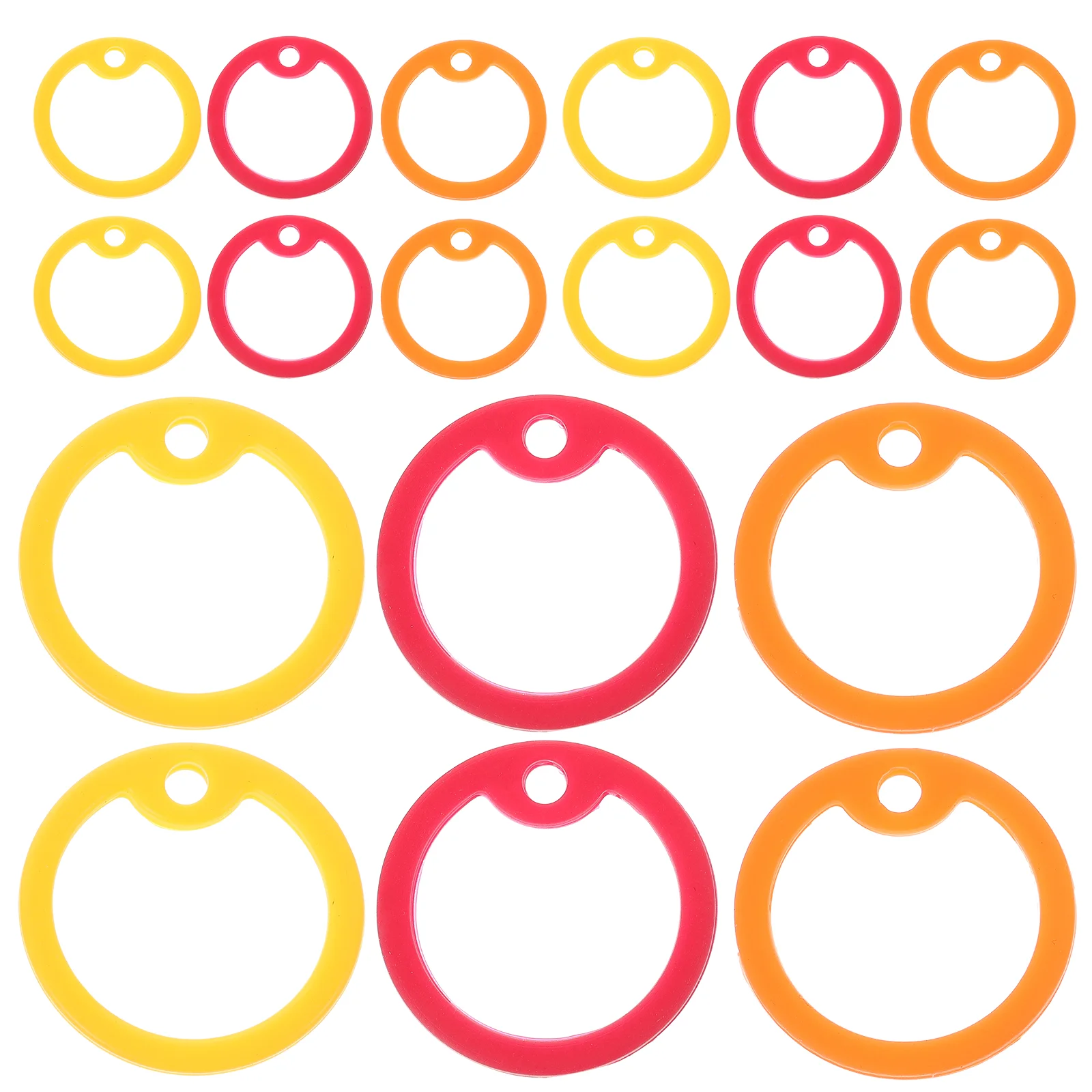 

12 Pcs Dog Tag Muffler Ring Dog Tag Silent Ring Silencer Dog Collar Tags Silica Gel Dog Id Tags