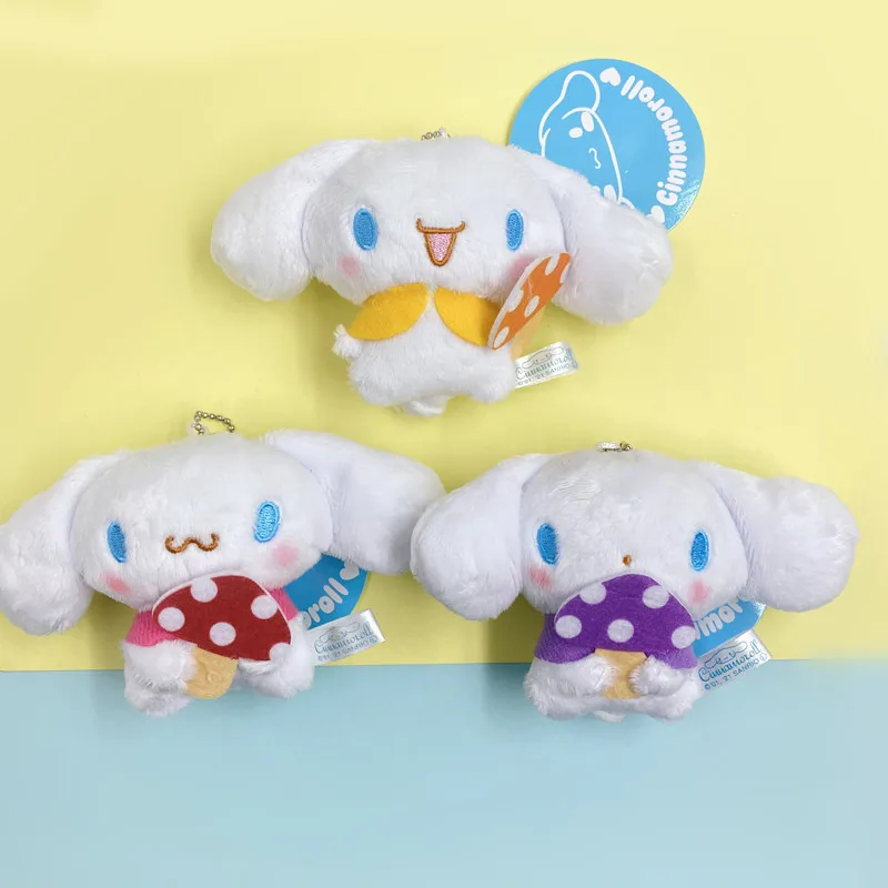 

Брелок Sanrio в виде персонажей аниме Cinnamoroll, мягкие плюшевые куклы, милые Подвески в сумку, детская игрушка, подарки на день рождения