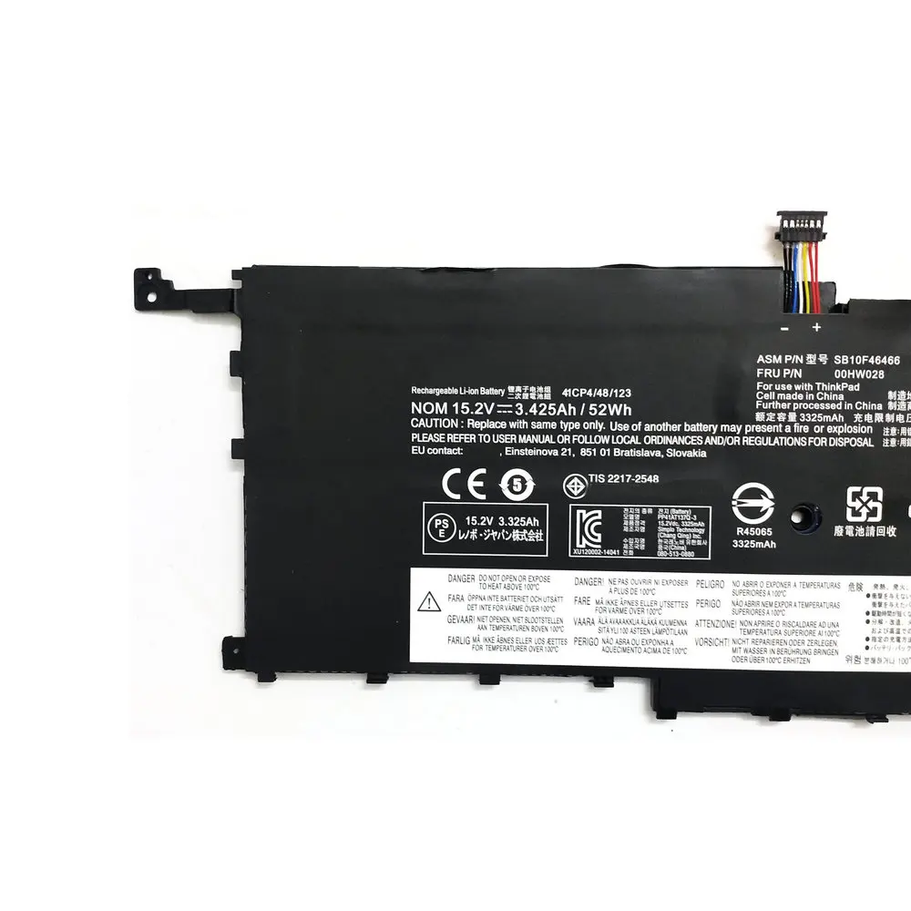 НОВЫЙ 01AV439 аккумулятор для ноутбука Lenovo ThinkPad X1 Carbon X1C Yoga SB10F46466 SB10F46467 20FB002VGE 20FB003RGE