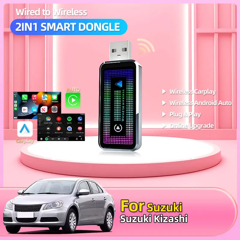 1 шт. для Apple IPhone Android автомобиля с USB Plug and Play беспроводной адаптер быстрой