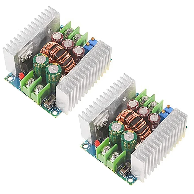 

Понижающий модуль с регулируемым напряжением постоянного тока 6-40 В до 300-36 в, 20 А, 1,2 Вт, 2 шт.