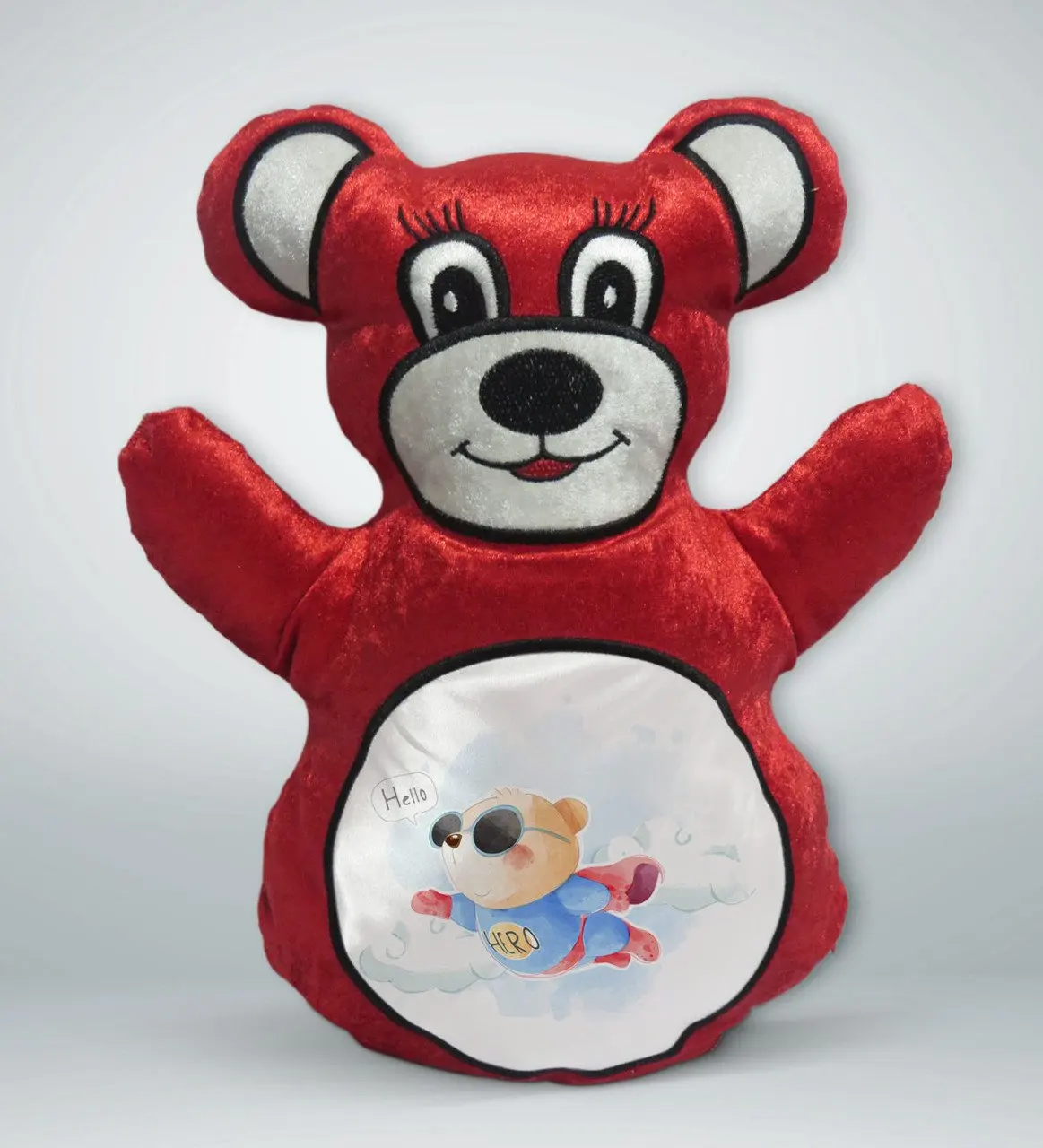 

BK Подарочный супер мишка тедди, дизайнерский красный Мишка Тедди yastekk-1