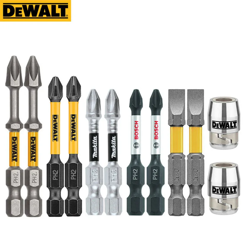 

Ударная дрель Dewalt Bosch Makita, 1/4 дюймов, PH2, с нескользящей магнитной головкой, Phillips,